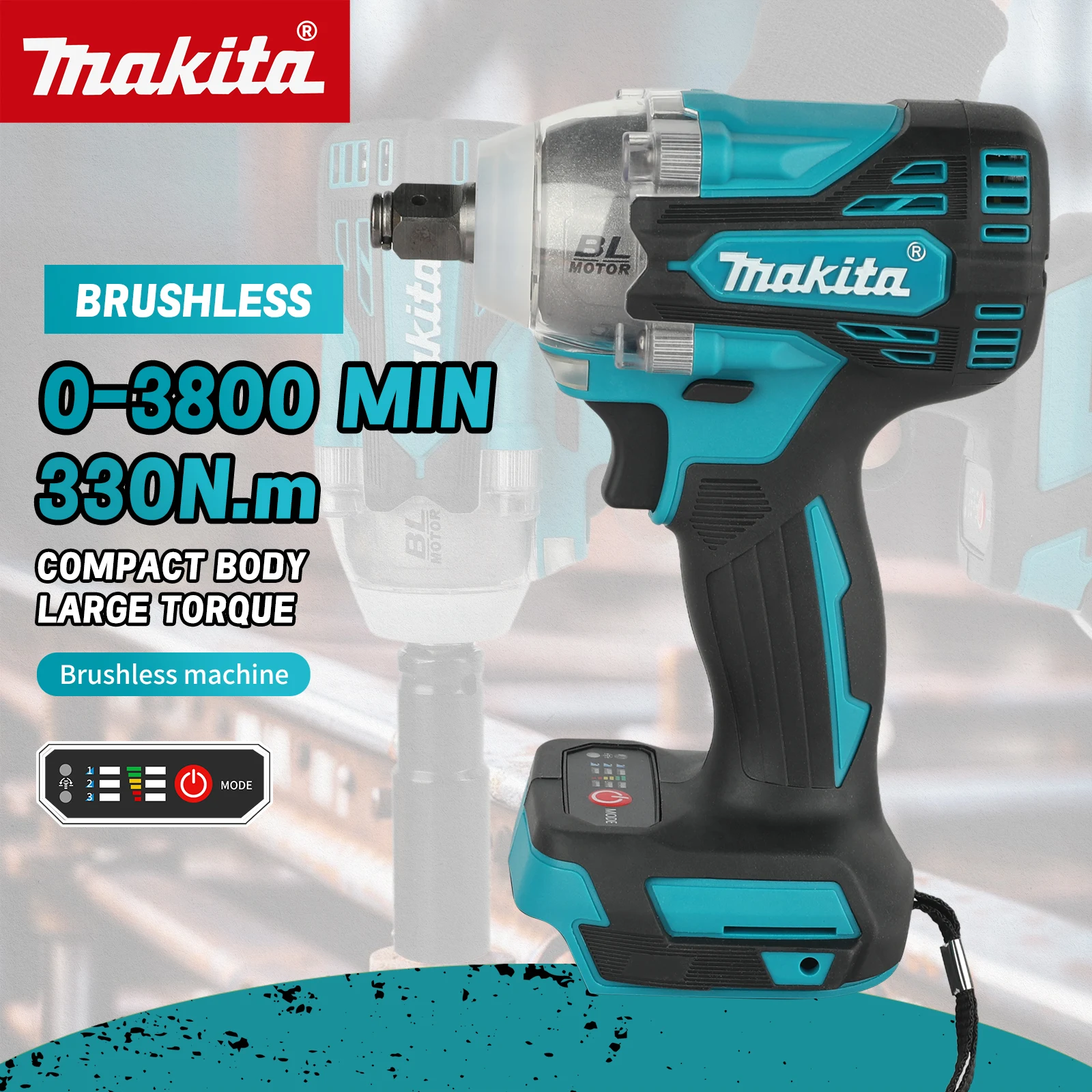 Makita Drill Dtw300 - Kunci Impact Nirkabel Makita DTW300 dengan