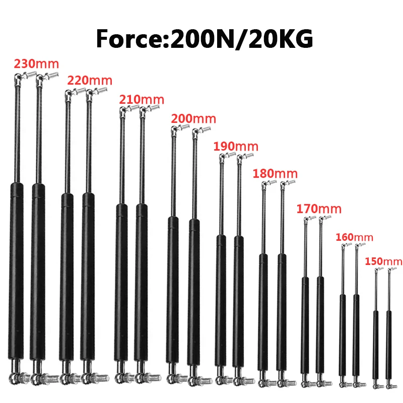 2 Buah 150-230Mm 200N/20KG Pen - Furniture Hardware In China ulasan dan harga