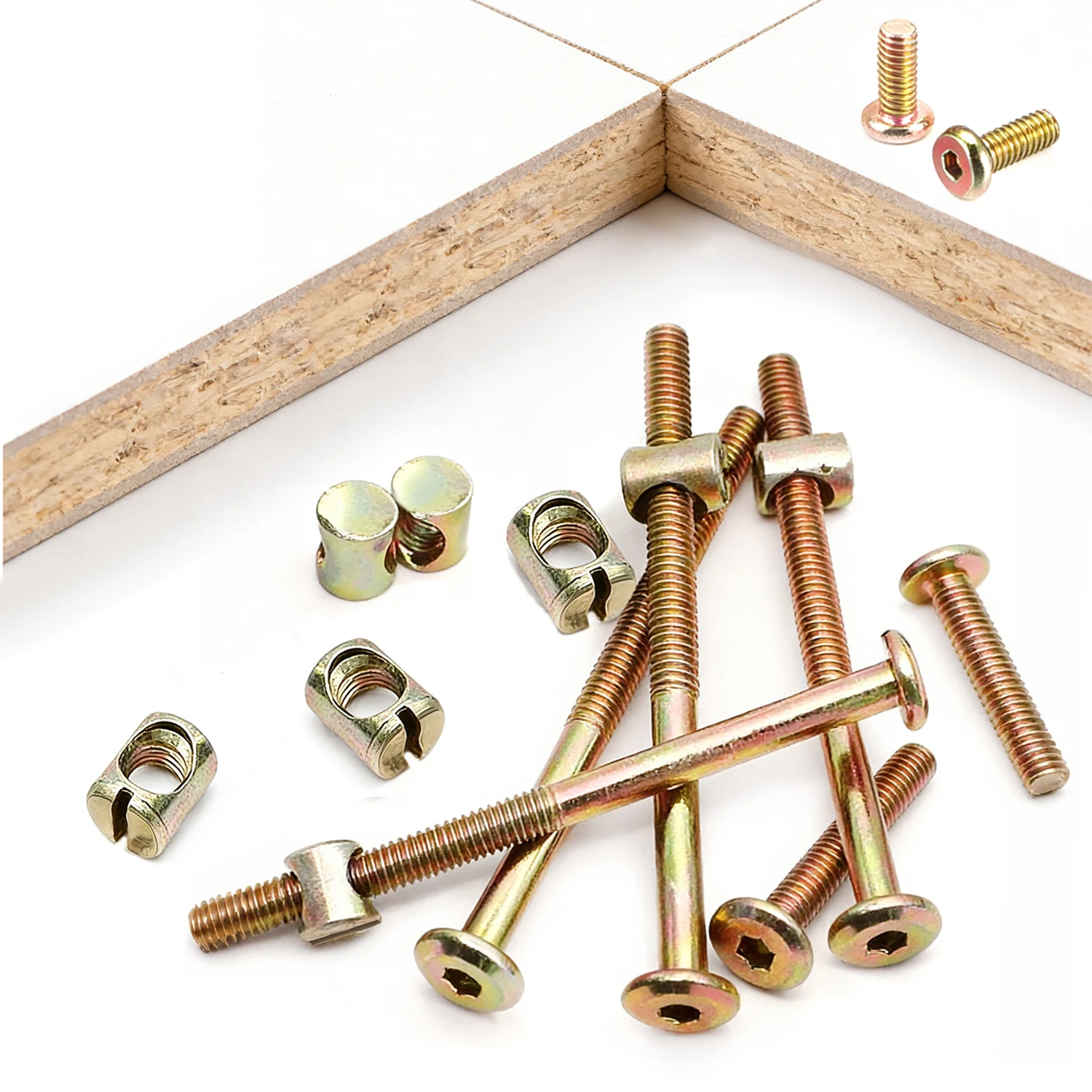 10/20 Buah Sekrup Kepala Soket - Furniture Hardware Barrel Nut ulasan dan harga