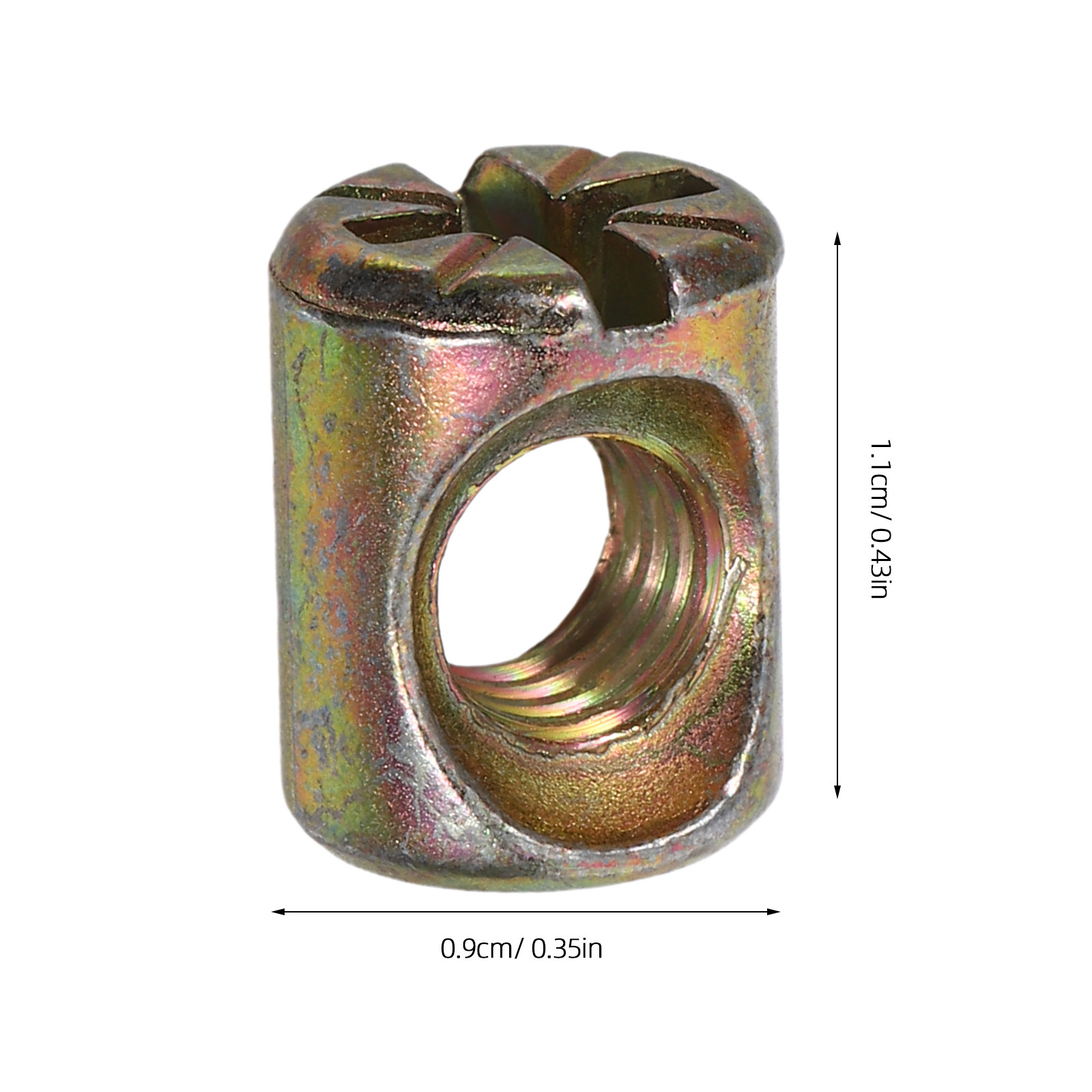 50 buah set baut dan mur untuk - Furniture Hardware Barrel Nut ulasan dan harga