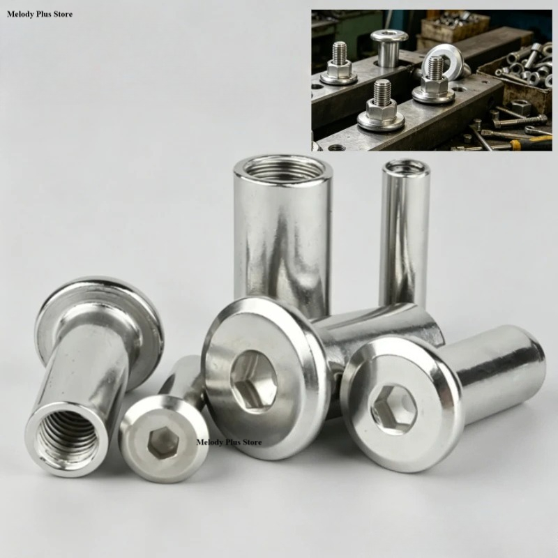 Mur Baut Lengan Panjang M3 M4  - Furniture Hardware Barrel Nut ulasan dan harga