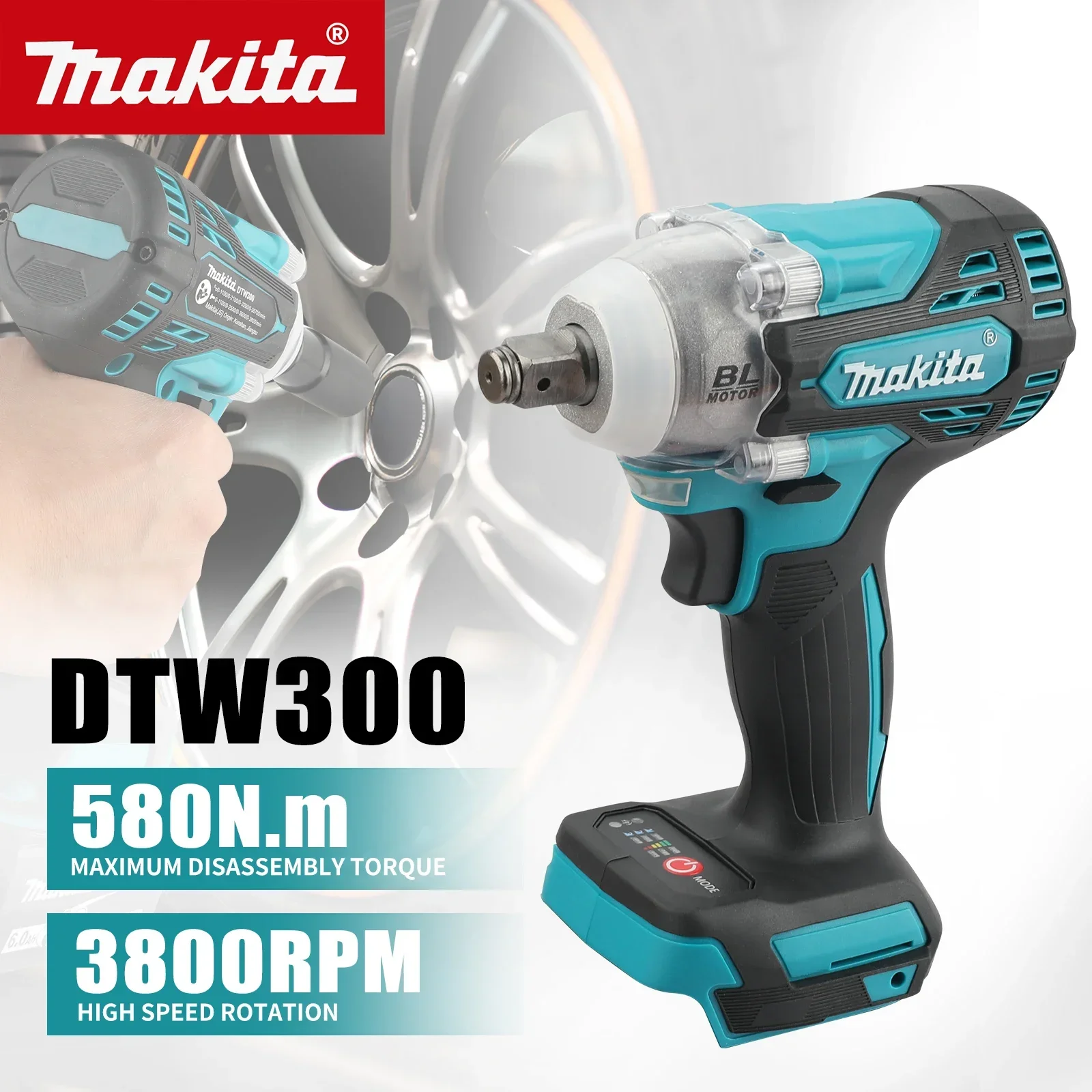 Set Peralatan Kombinasi Nirkab - Makita Drill Dtw300 ulasan dan harga