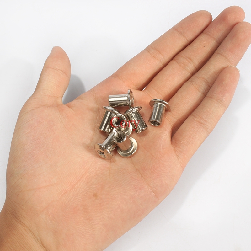 10 Buah 6Mm Mur Barel Kepala D - Furniture Hardware Barrel Nut ulasan dan harga